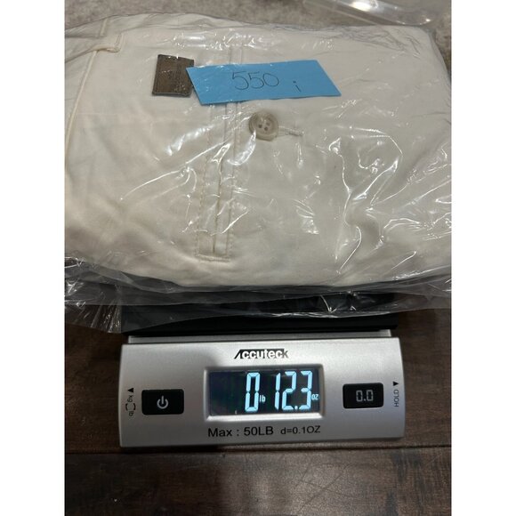 Dockers Mens Relaxed Fit Pleated White Cotton Shorts Sz 38 - Picture 11 of 11